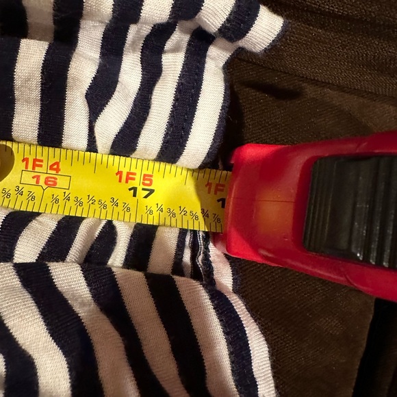 New Direction Blue & White Stripes With Shoulder Lace Front Is Shorter S… - Picture 10 of 12